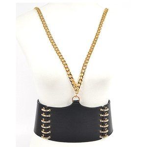 BNWT Plus Size Corset Harness Elastic Stretch Belt